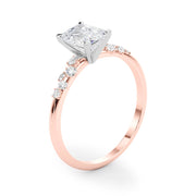 Regal Fashion Rings Oval Diamond Engagement Ring in 10K/14K gold and platinum with certified lab-grown or natural diamonds