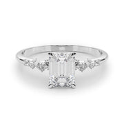 Regal Fashion Rings Oval Diamond Engagement Ring in 10K/14K gold and platinum with certified lab-grown or natural diamonds