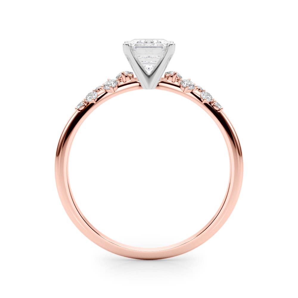 Regal Fashion Rings Oval Diamond Engagement Ring in 10K/14K gold and platinum with certified lab-grown or natural diamonds