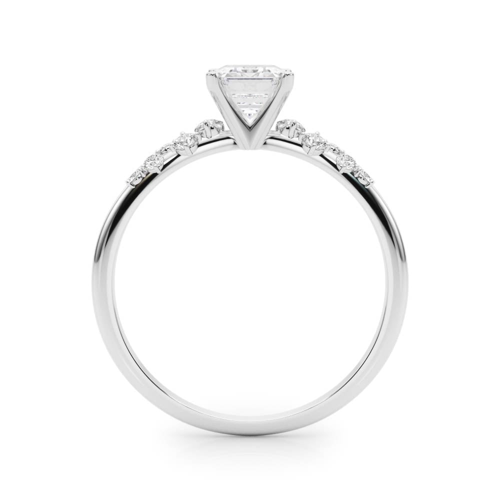 Regal Fashion Rings Oval Diamond Engagement Ring in 10K/14K gold and platinum with certified lab-grown or natural diamonds