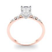 Regal Fashion Rings Oval Diamond Engagement Ring in 10K/14K gold and platinum with certified lab-grown or natural diamonds