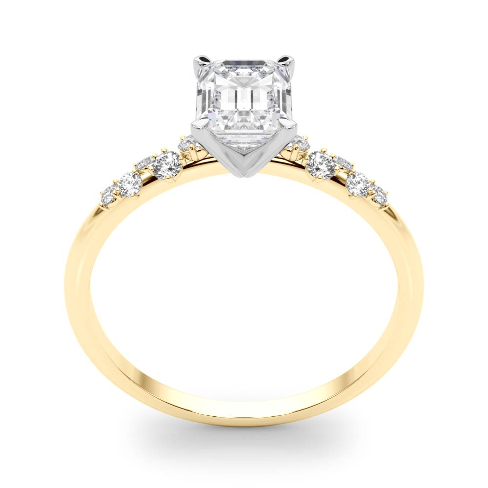 Regal Fashion Rings Oval Diamond Engagement Ring in 10K/14K gold and platinum with certified lab-grown or natural diamonds