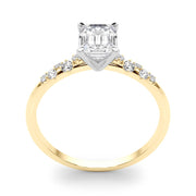 Regal Fashion Rings Oval Diamond Engagement Ring in 10K/14K gold and platinum with certified lab-grown or natural diamonds