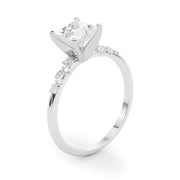 Regal Fashion Rings Oval Diamond Engagement Ring in 10K/14K gold and platinum with certified lab-grown or natural diamonds
