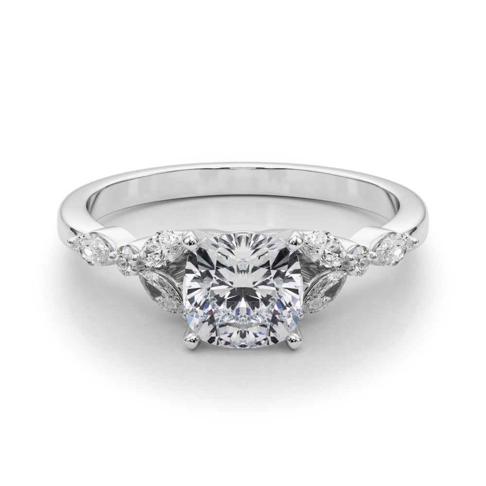 Devoted Engagement Ring Marquise Diamond Engagement Ring in 10K/14K gold and platinum with certified lab-grown or natural diamonds