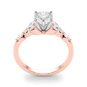 Devoted Engagement Ring Marquise Diamond Engagement Ring in 10K/14K gold and platinum with certified lab-grown or natural diamonds