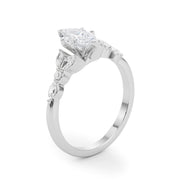 Devoted Engagement Ring Marquise Diamond Engagement Ring in 10K/14K gold and platinum with certified lab-grown or natural diamonds