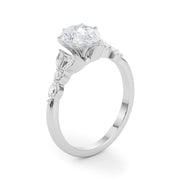 Devoted Engagement Ring Marquise Diamond Engagement Ring in 10K/14K gold and platinum with certified lab-grown or natural diamonds