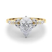 Devoted Engagement Ring Marquise Diamond Engagement Ring in 10K/14K gold and platinum with certified lab-grown or natural diamonds