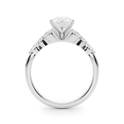 Devoted Engagement Ring Marquise Diamond Engagement Ring in 10K/14K gold and platinum with certified lab-grown or natural diamonds