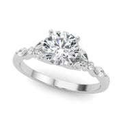 Devoted Engagement Ring Marquise Diamond Engagement Ring in 10K/14K gold and platinum with certified lab-grown or natural diamonds