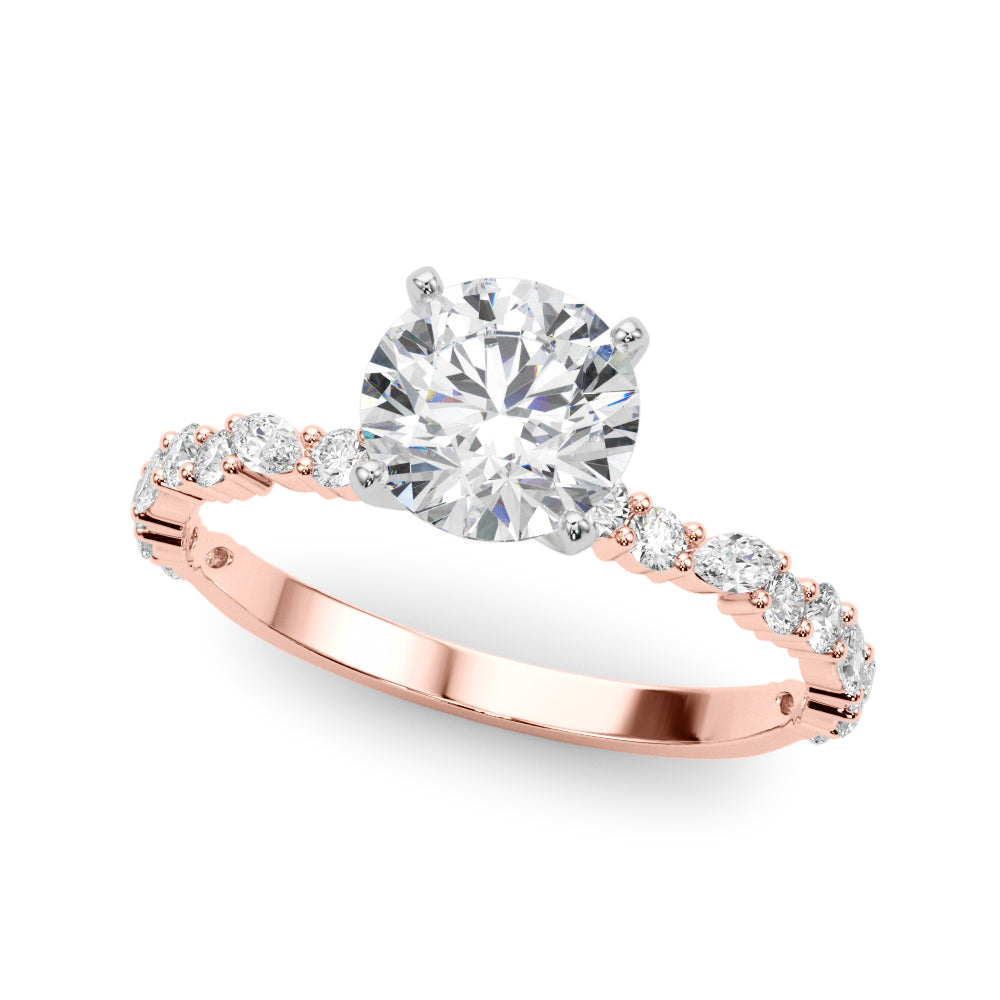 Graceful Engagement Ring Marquise Diamond Engagement Ring in 10K/14K gold and platinum with certified lab-grown or natural diamonds