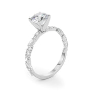 Graceful Engagement Ring Marquise Diamond Engagement Ring in 10K/14K gold and platinum with certified lab-grown or natural diamonds