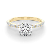 Graceful Engagement Ring Marquise Diamond Engagement Ring in 10K/14K gold and platinum with certified lab-grown or natural diamonds