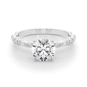 Graceful Engagement Ring Marquise Diamond Engagement Ring in 10K/14K gold and platinum with certified lab-grown or natural diamonds