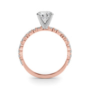 Graceful Engagement Ring Marquise Diamond Engagement Ring in 10K/14K gold and platinum with certified lab-grown or natural diamonds