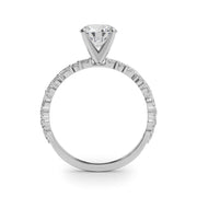 Graceful Engagement Ring Marquise Diamond Engagement Ring in 10K/14K gold and platinum with certified lab-grown or natural diamonds