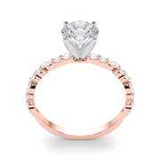 Graceful Engagement Ring Marquise Diamond Engagement Ring in 10K/14K gold and platinum with certified lab-grown or natural diamonds
