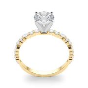 Graceful Engagement Ring Marquise Diamond Engagement Ring in 10K/14K gold and platinum with certified lab-grown or natural diamonds