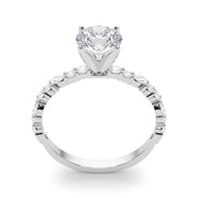 Graceful Engagement Ring Marquise Diamond Engagement Ring in 10K/14K gold and platinum with certified lab-grown or natural diamonds