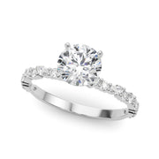 Graceful Engagement Ring Marquise Diamond Engagement Ring in 10K/14K gold and platinum with certified lab-grown or natural diamonds