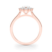 Dazzling Fashion Ring Pear Diamond Engagement Ring in 10K/14K gold and platinum with certified lab-grown or natural diamonds