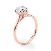 Enchanted Solitaire Shape Pear Diamond Engagement Ring in 10K/14K gold and platinum with certified lab-grown or natural diamonds