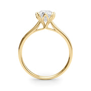 Enchanted Solitaire Shape Pear Diamond Engagement Ring in 10K/14K gold and platinum with certified lab-grown or natural diamonds