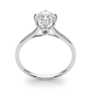 Enchanted Solitaire Shape Pear Diamond Engagement Ring in 10K/14K gold and platinum with certified lab-grown or natural diamonds