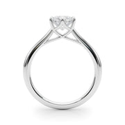 Eternal Solitaire Rounds Round Diamond Engagement Ring in 10K/14K gold and platinum with certified lab-grown or natural diamonds