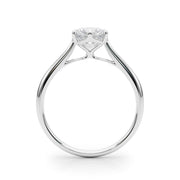 Brilliant Solitaire Rounds Round Diamond Engagement Ring in 10K/14K gold and platinum with certified lab-grown or natural diamonds
