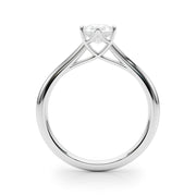 Romantic Solitaire 11.8x7.5 Shape Pear Diamond Engagement Ring in 10K/14K gold and platinum with certified lab-grown or natural diamonds