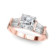 Iconic Sb & Rd Engagement Ring Round Diamond Engagement Ring in 10K/14K gold and platinum with certified lab-grown or natural diamonds