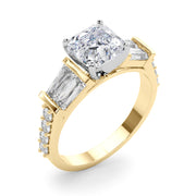 Iconic Sb & Rd Engagement Ring Round Diamond Engagement Ring in 10K/14K gold and platinum with certified lab-grown or natural diamonds