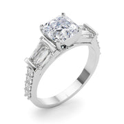 Iconic Sb & Rd Engagement Ring Round Diamond Engagement Ring in 10K/14K gold and platinum with certified lab-grown or natural diamonds