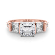 Iconic Sb & Rd Engagement Ring Round Diamond Engagement Ring in 10K/14K gold and platinum with certified lab-grown or natural diamonds