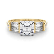 Iconic Sb & Rd Engagement Ring Round Diamond Engagement Ring in 10K/14K gold and platinum with certified lab-grown or natural diamonds