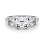 Iconic Sb & Rd Engagement Ring Round Diamond Engagement Ring in 10K/14K gold and platinum with certified lab-grown or natural diamonds