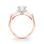 Iconic Sb & Rd Engagement Ring Round Diamond Engagement Ring in 10K/14K gold and platinum with certified lab-grown or natural diamonds