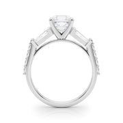 Iconic Sb & Rd Engagement Ring Round Diamond Engagement Ring in 10K/14K gold and platinum with certified lab-grown or natural diamonds