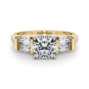 Iconic Sb & Rd Engagement Ring Round Diamond Engagement Ring in 10K/14K gold and platinum with certified lab-grown or natural diamonds