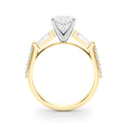 Iconic Sb & Rd Engagement Ring Round Diamond Engagement Ring in 10K/14K gold and platinum with certified lab-grown or natural diamonds