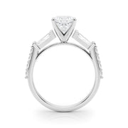 Iconic Sb & Rd Engagement Ring Round Diamond Engagement Ring in 10K/14K gold and platinum with certified lab-grown or natural diamonds