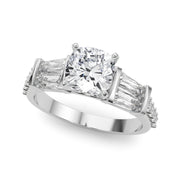 Iconic Sb & Rd Engagement Ring Round Diamond Engagement Ring in 10K/14K gold and platinum with certified lab-grown or natural diamonds