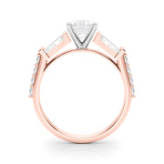 Iconic Sb & Rd Engagement Ring Round Diamond Engagement Ring in 10K/14K gold and platinum with certified lab-grown or natural diamonds