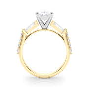 Iconic Sb & Rd Engagement Ring Round Diamond Engagement Ring in 10K/14K gold and platinum with certified lab-grown or natural diamonds