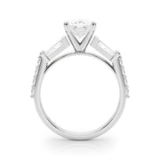 Iconic Sb & Rd Engagement Ring Round Diamond Engagement Ring in 10K/14K gold and platinum with certified lab-grown or natural diamonds