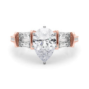 Iconic Sb & Rd Engagement Ring Round Diamond Engagement Ring in 10K/14K gold and platinum with certified lab-grown or natural diamonds