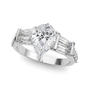 Iconic Sb & Rd Engagement Ring Round Diamond Engagement Ring in 10K/14K gold and platinum with certified lab-grown or natural diamonds