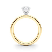 Dazzling Channel Set Engagement Ring Round Diamond Engagement Ring in 10K/14K gold and platinum with certified lab-grown or natural diamonds